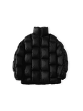Schwarz - Diagramm-Pufferjacke - Schwarz