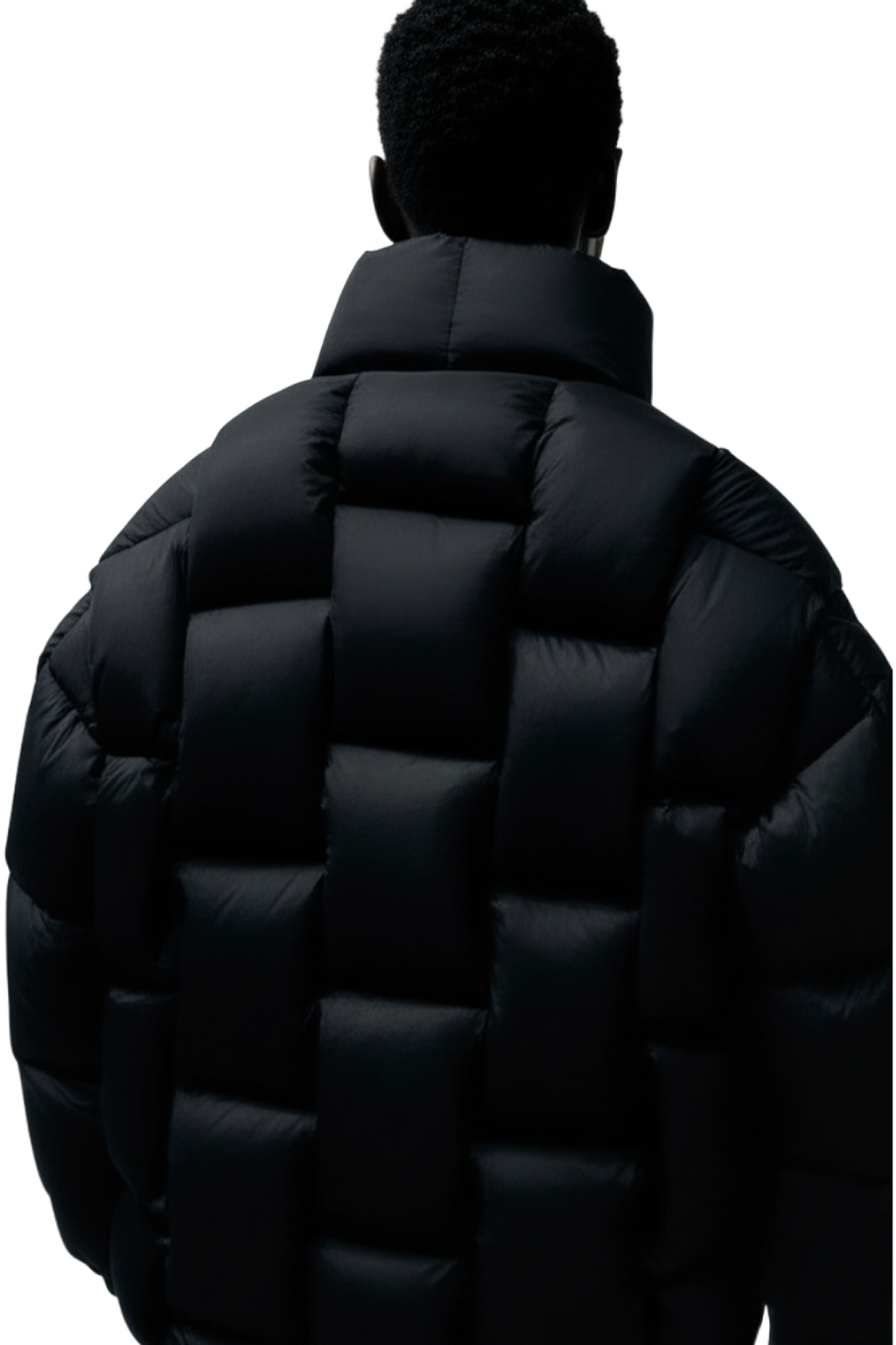 Diagram Puffer - Black