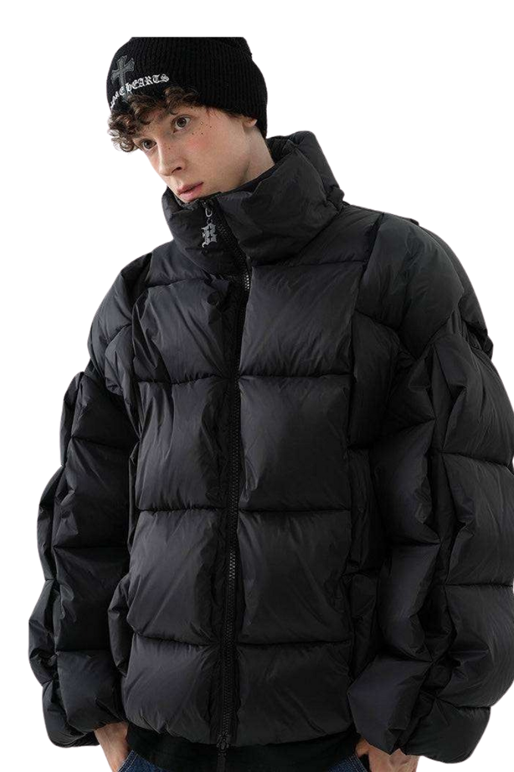 Diagram Puffer - Black