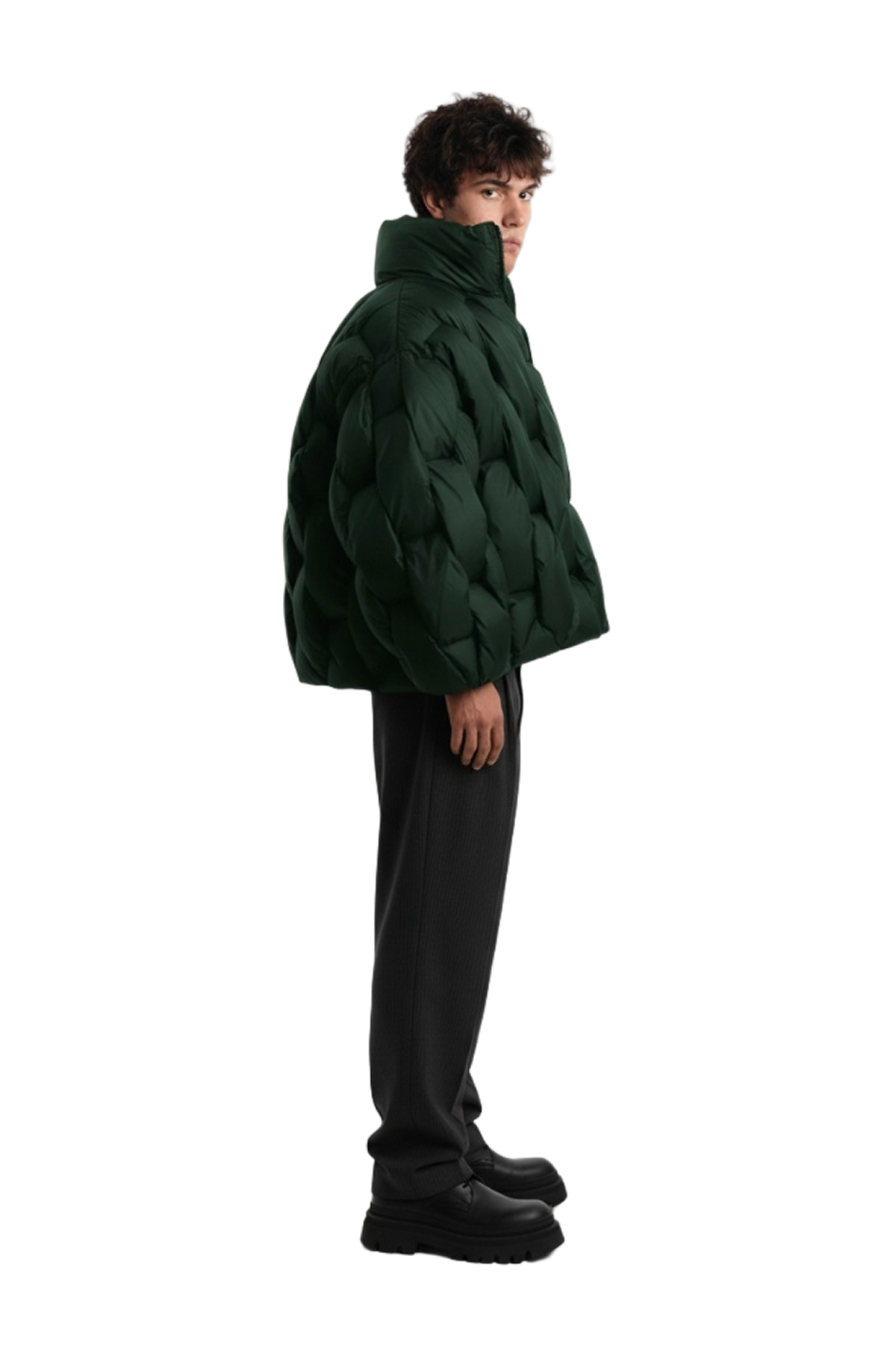 Pentagon Puffer - Green