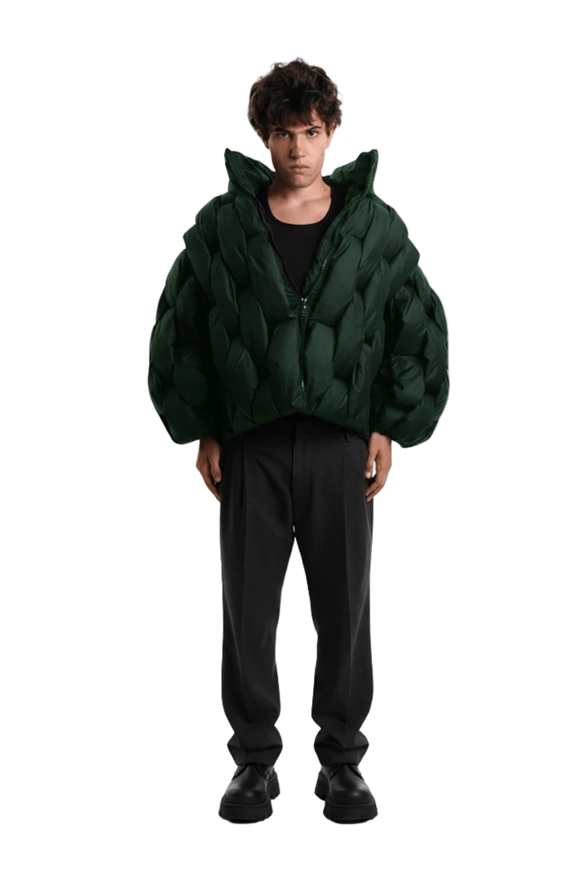 Pentagon Puffer - Green