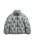 -Grey - Pentagon Puffer -Grey