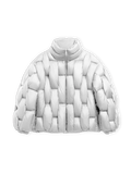 White - Pentagon Puffer - White