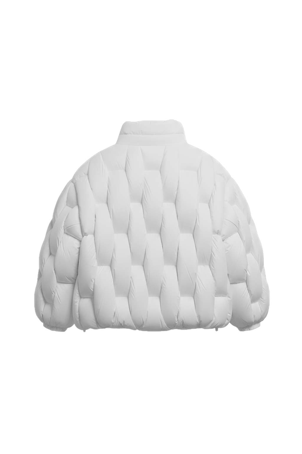 Pentagon Puffer - White