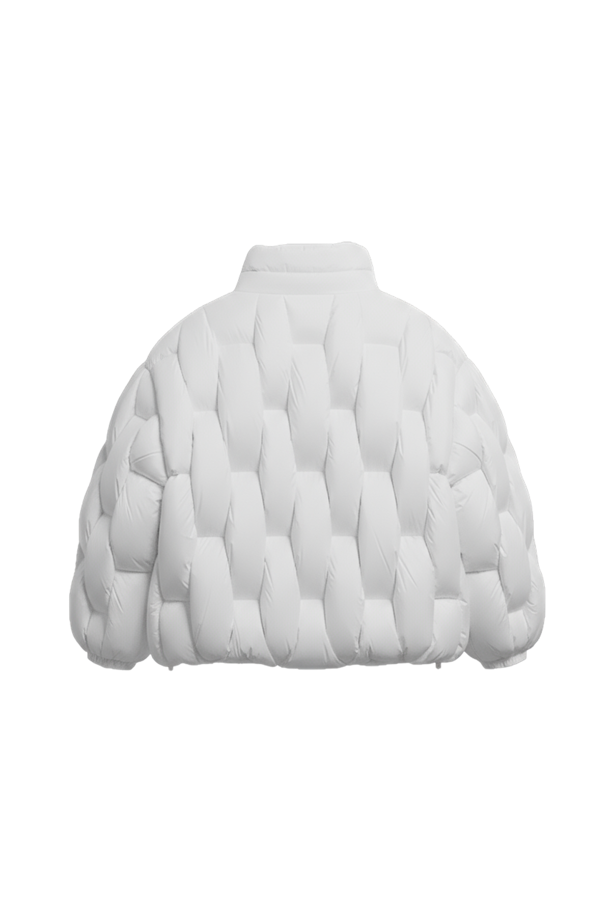 Pentagon Puffer - White